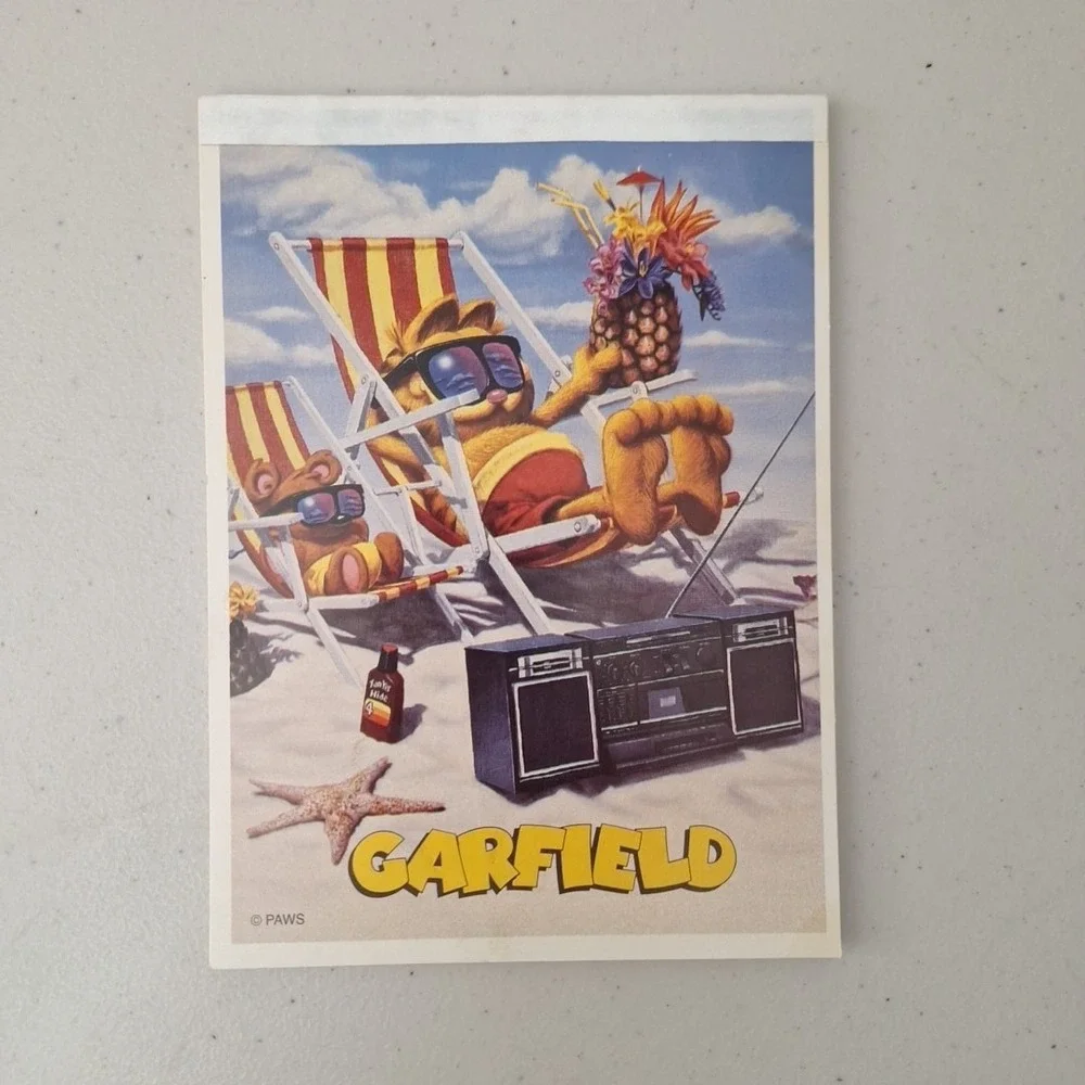 Vintage 1978 Mead GARFIELD Letter Tablet Paper Writing Notepad, Set of 5